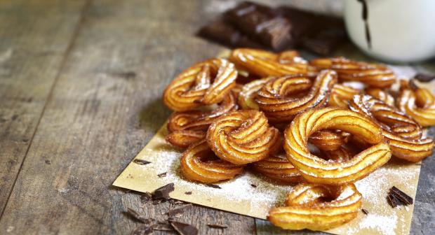 Churros con chocolate!