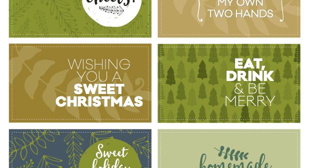 Cadeaulabels voor kerst, helemaal gratis!