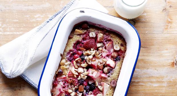 Fruitig valentijnsontbijt