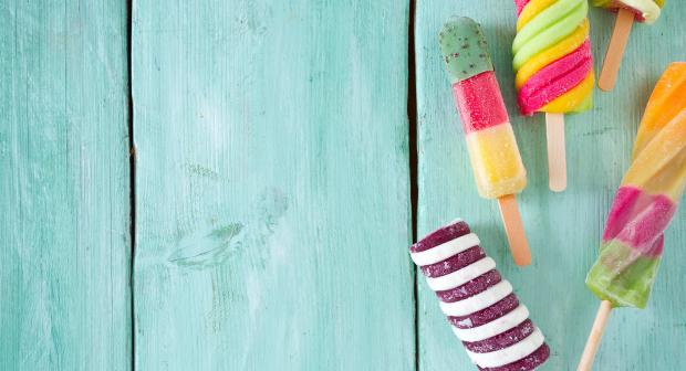 Trend: rainbow popsicles