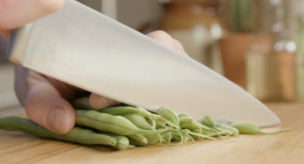 Zo maak je prinsessenbonen schoon