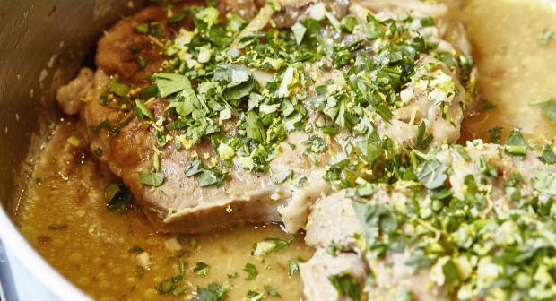 La recette d'osso buco comme à Milan de Carlo de Pascale