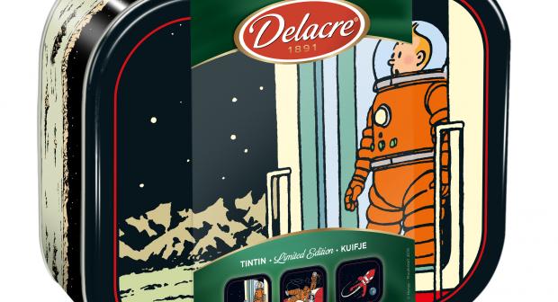 Tintin est à l’honneur sur la nouvelle boîte Delacre