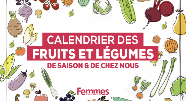 Téléchargez notre calendrier des fruits et légumes de saison