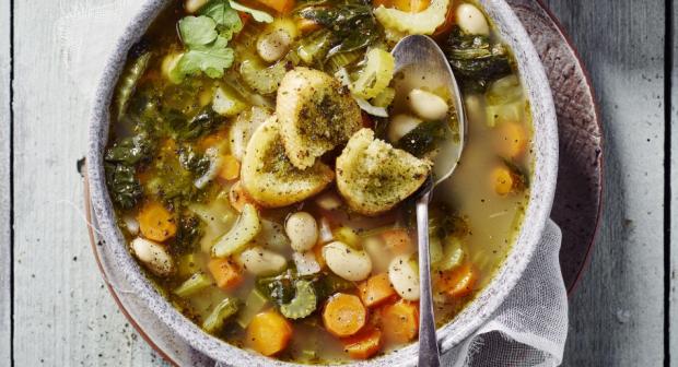 Telt soep mee als een volwaardige portie groenten?
