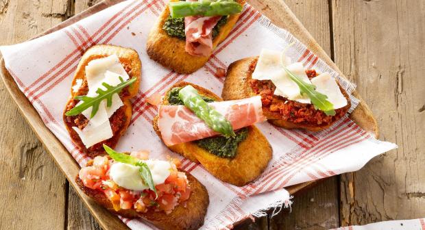 Ces bruschettas sont parfaites pour l'apéro!