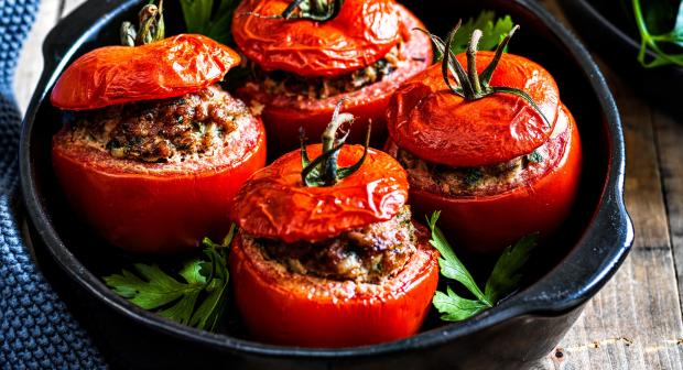De ultieme gevulde tomaten met gehakt
