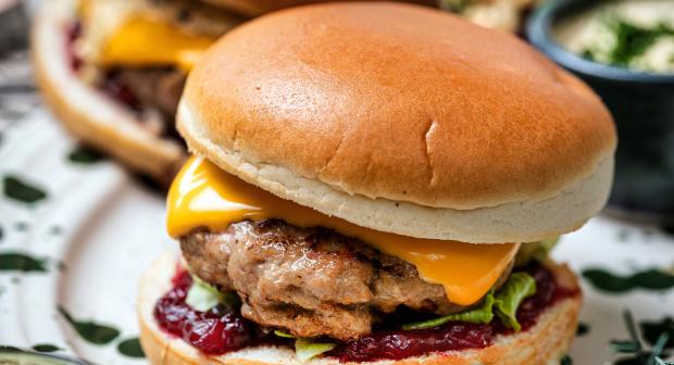 Hamburgerbuffet met kerst: origineel en feestelijk