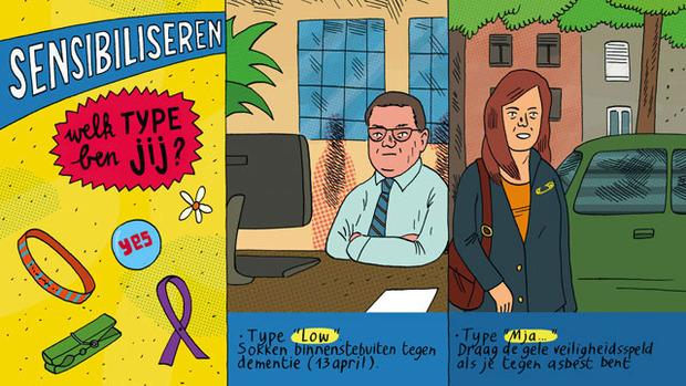 LACHEN, GIEREN, BRULLEN MET KANKER, AIDS EN RACISME