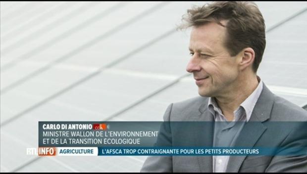 Carlo Di Antonio est pour une réforme de l'AFSCA