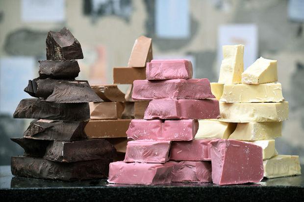 Le chocolat rose également disponible en Europe, sous forme de