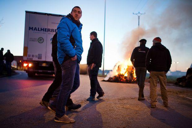 Franse Boeren Voeren Actie In Aanloop Naar Europese Raad In Brussel