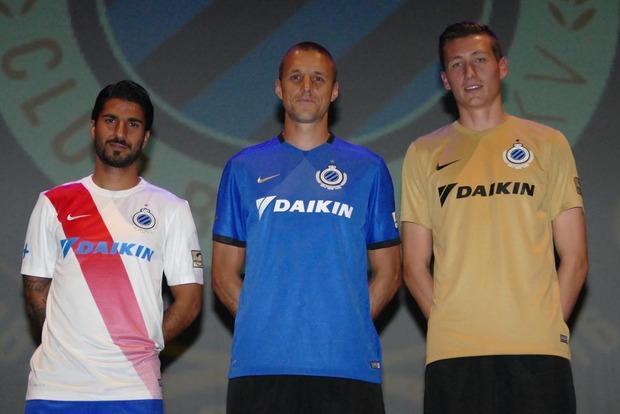 Shades of 'Blauw en Zwart' in the new Home shirt for Club Brugge