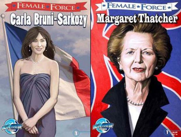 Carla Bruni En Margaret Thatcher In Controversiële Strip