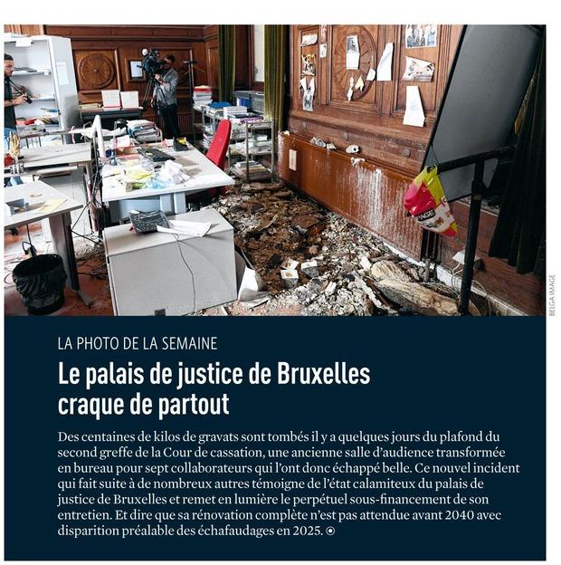Le palais de justice de Bruxelles craque de partout TrendsTendances