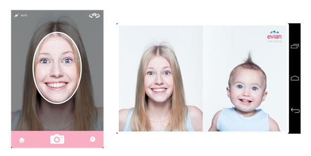 baby me application evian