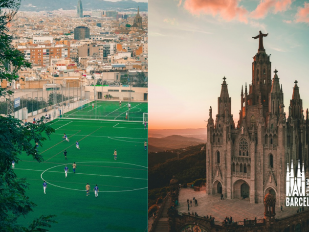 Barcelone - Crédits Unsplash et Montage Flair