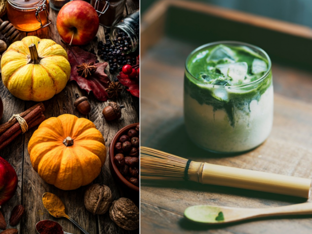 Pumpkin Matcha Latte - Getty Montage Flair