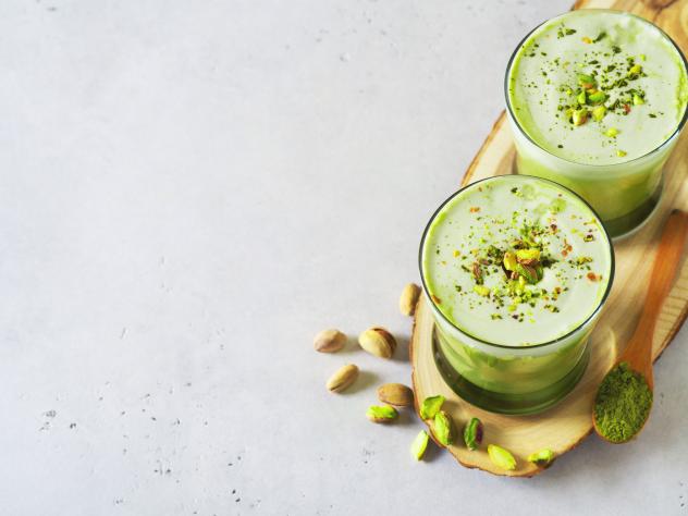 Pistachio Iced Matcha Latte - Getty