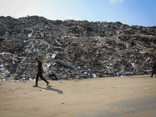 Gaza-stad op 11 november.