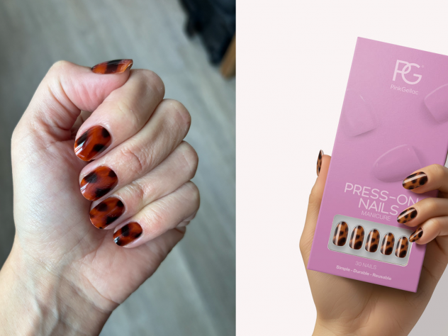 faux ongles Pink Gellac