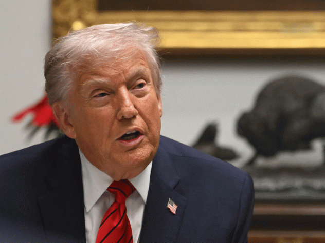 Donald Trump op woensdag.