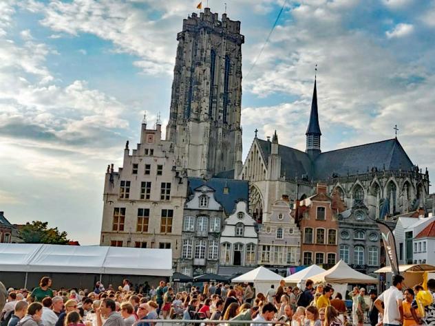 langste veggietafel mechelen
