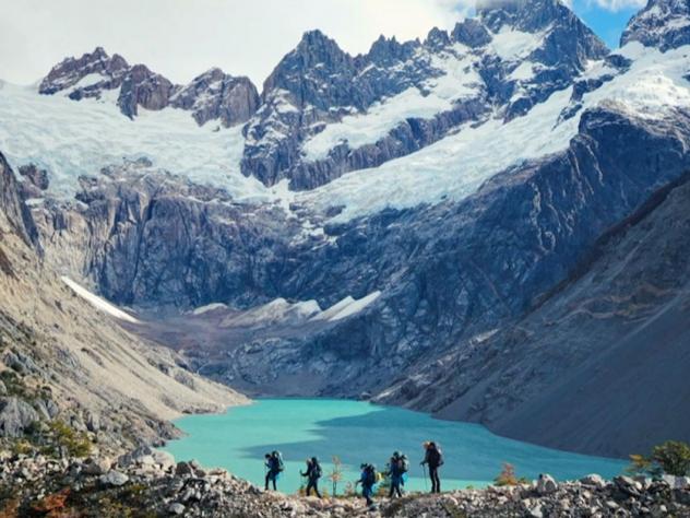 adembenemend uitzicht in de expeditie patagonie