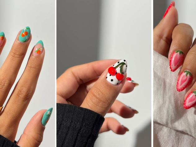 Nail art fruit