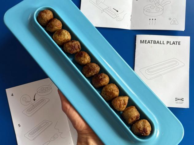IKEA Gustaf Westman meatball plate