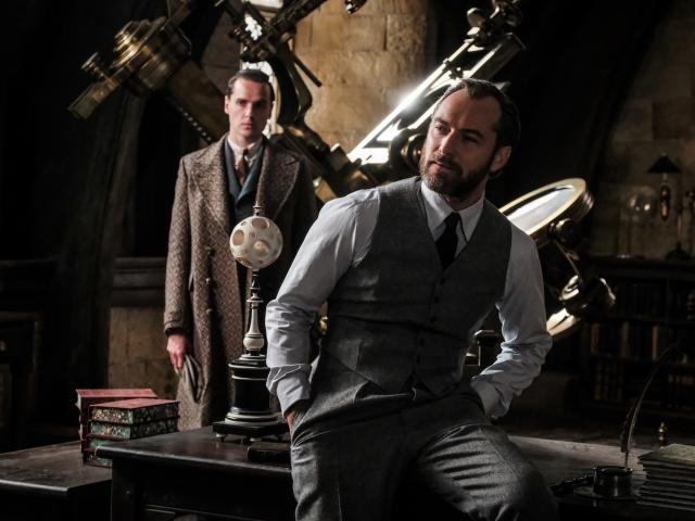 Jude Law dans le rôle de Dumbledore