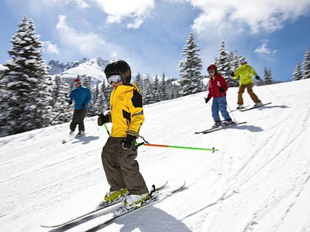 skiën kinderen