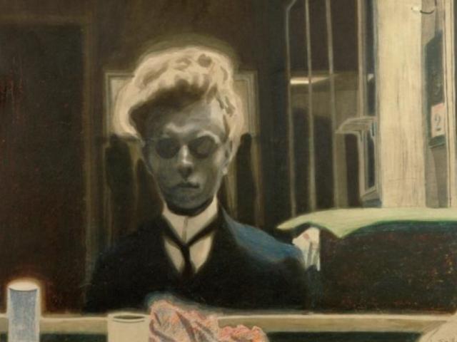 Autoportrait au miroir, Léon Spilliaert