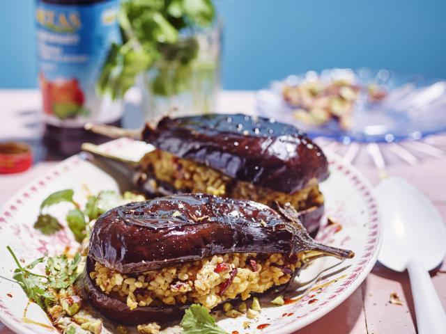 aubergine in de oven