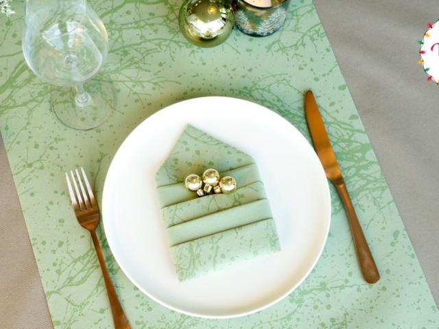 servetten vouwen Winterfair