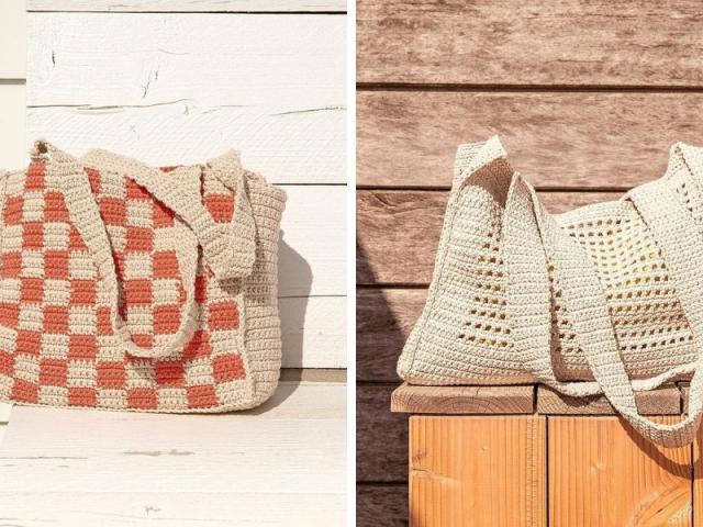 sac de plage en crochet