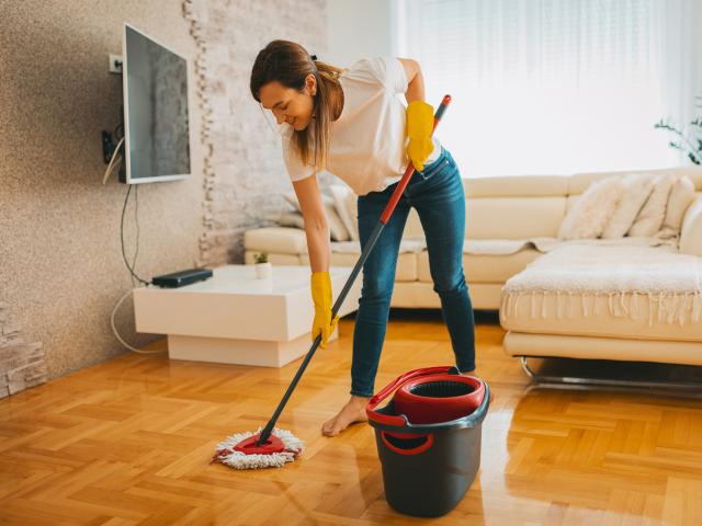 schoonmaken met koud water