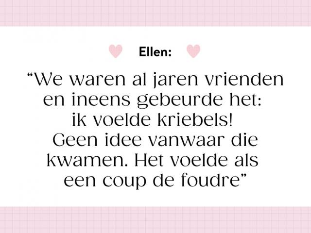 eerst vrienden en dan een koppel