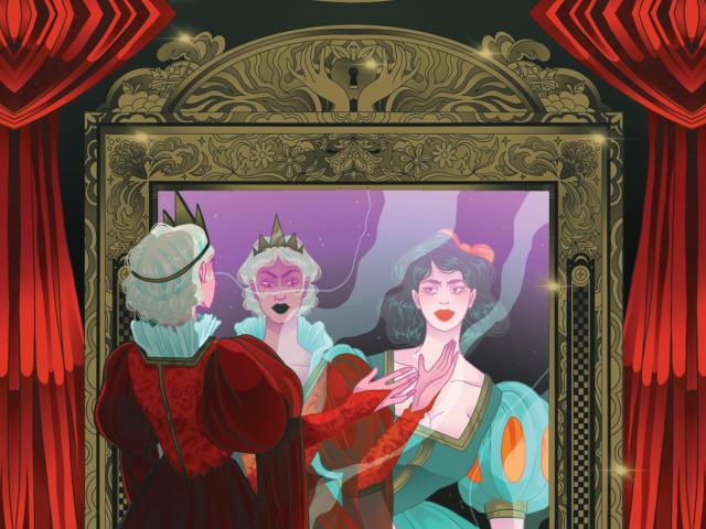 Blanche-Neige, reine, miroir