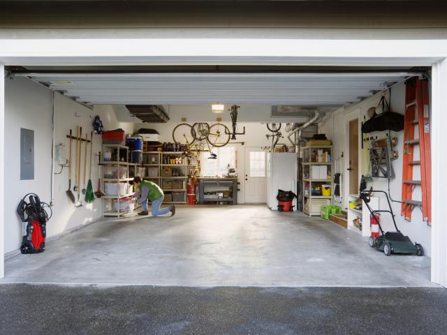 spullen in de garage