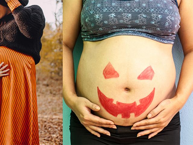 Halloween zwanger