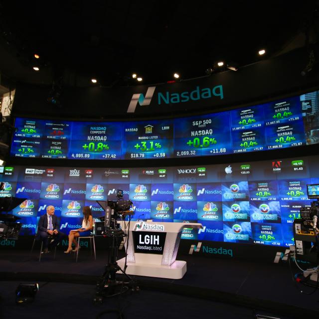 Minister of Environment Gian Luca Galletti during his interview at Nasdaq.