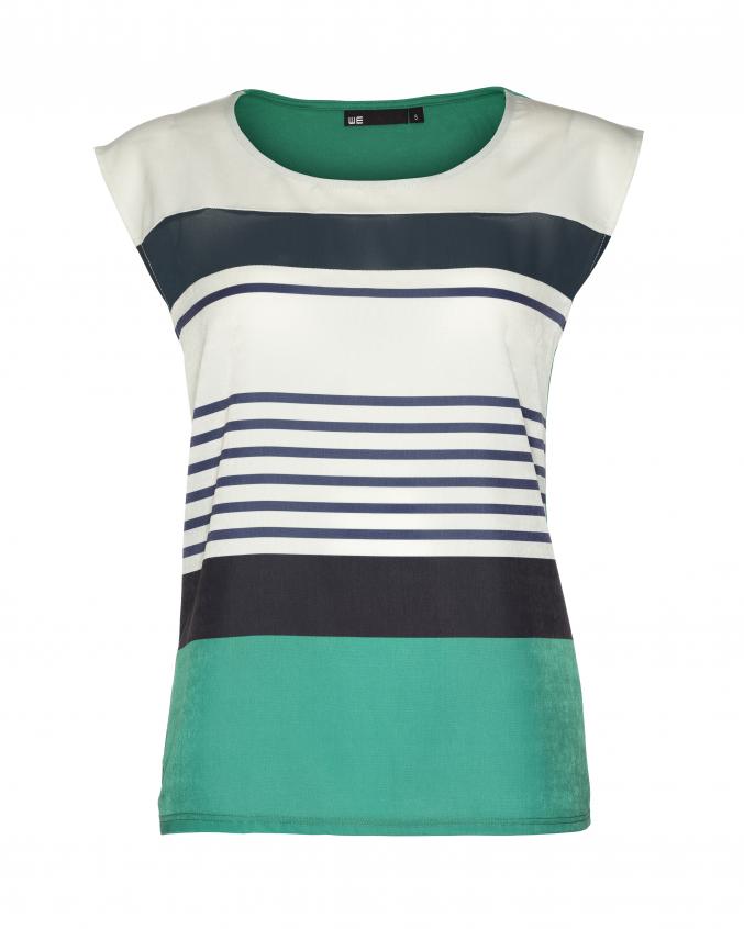 T-shirt à rayures - WE - 22,95€
