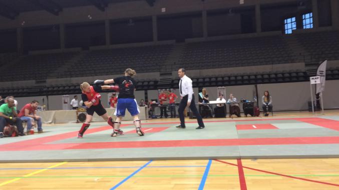 En plein combat