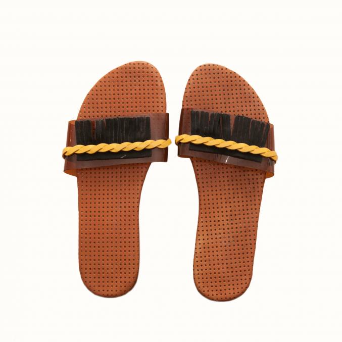 Chaussures plates jaunes - Honeylon