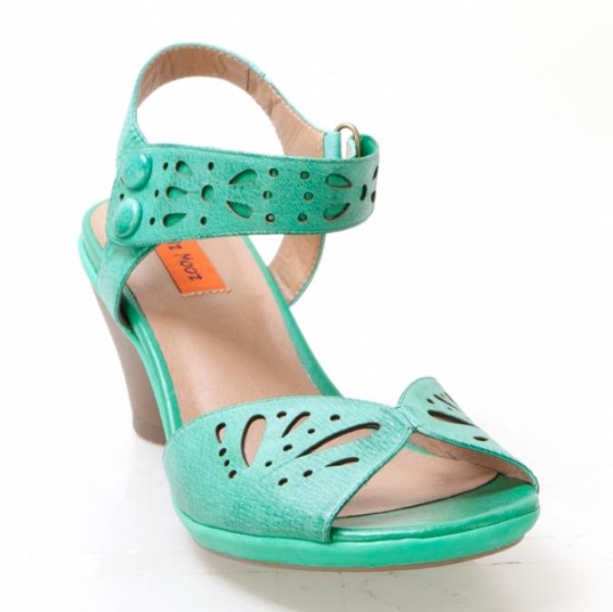 Sandales vertes pastel - Miz Mooz - 90€