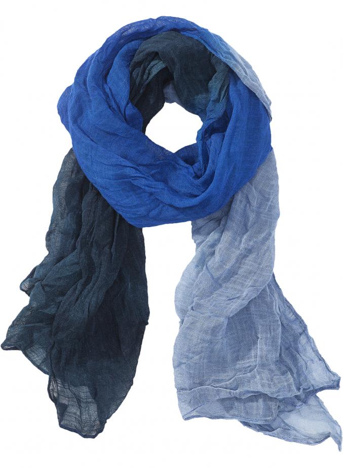 Foulard nuances de bleus - Hema - 5,50€