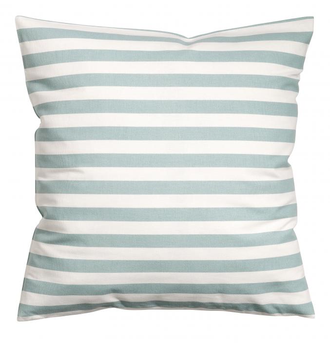 Housse de coussin à rayures, 4,95 €, H&M Home.