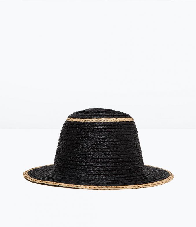 Chapeau en raphia Zara - 17,95 €