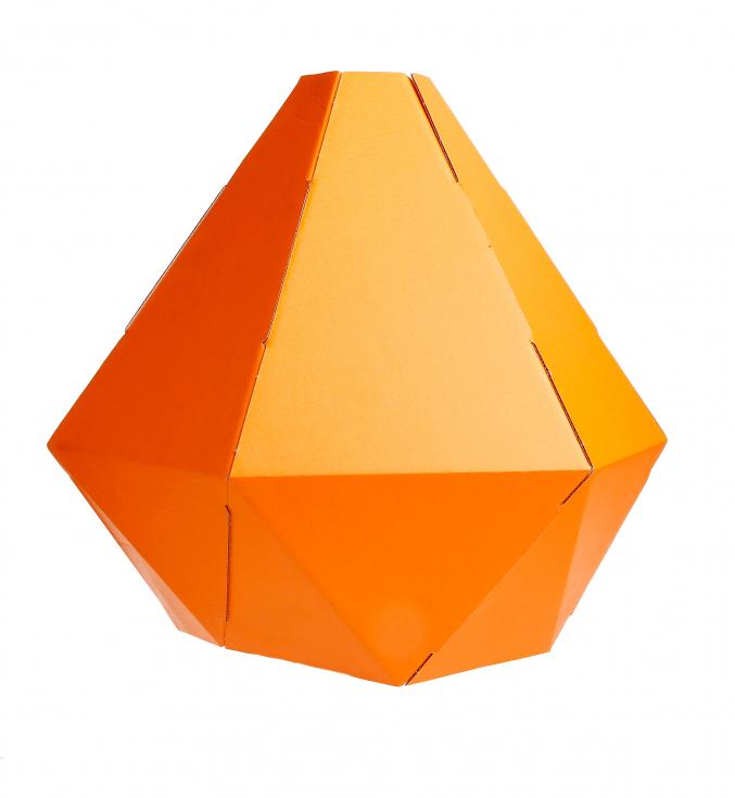 Abat-jour pour suspension 'Joxtorp', papier orange, 1,99 €, Ikea.